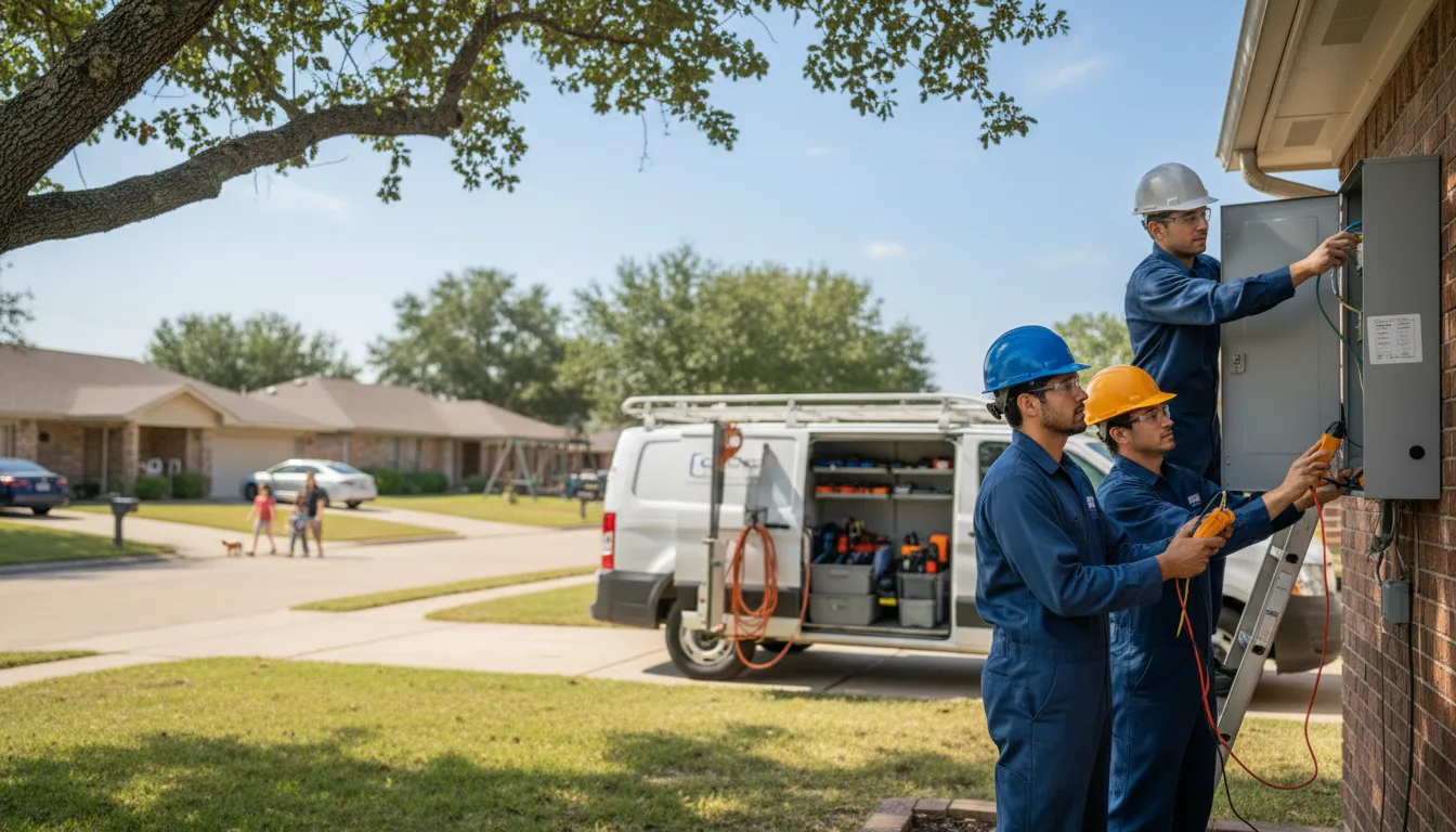 Certified electrician providing emergency electrical services in Wilmar, AR